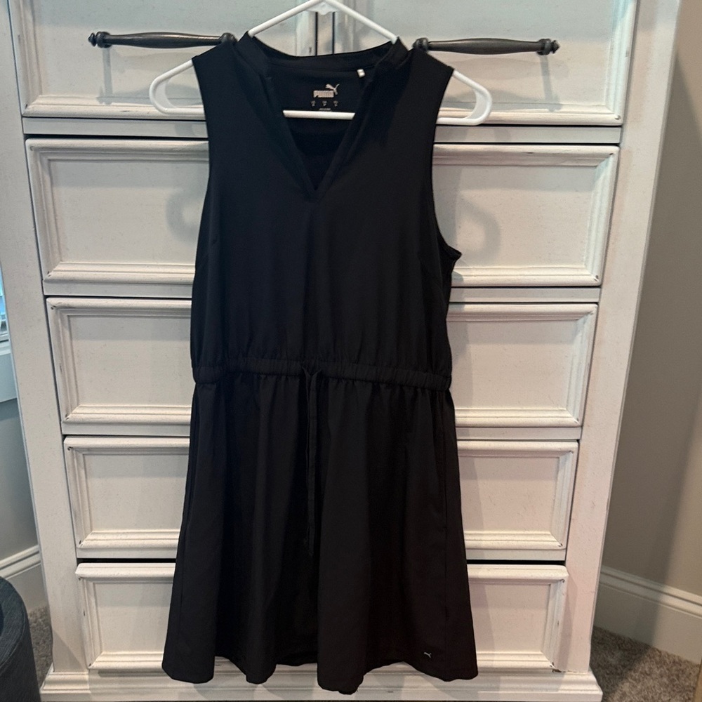 Puma Black V-Neck Dress